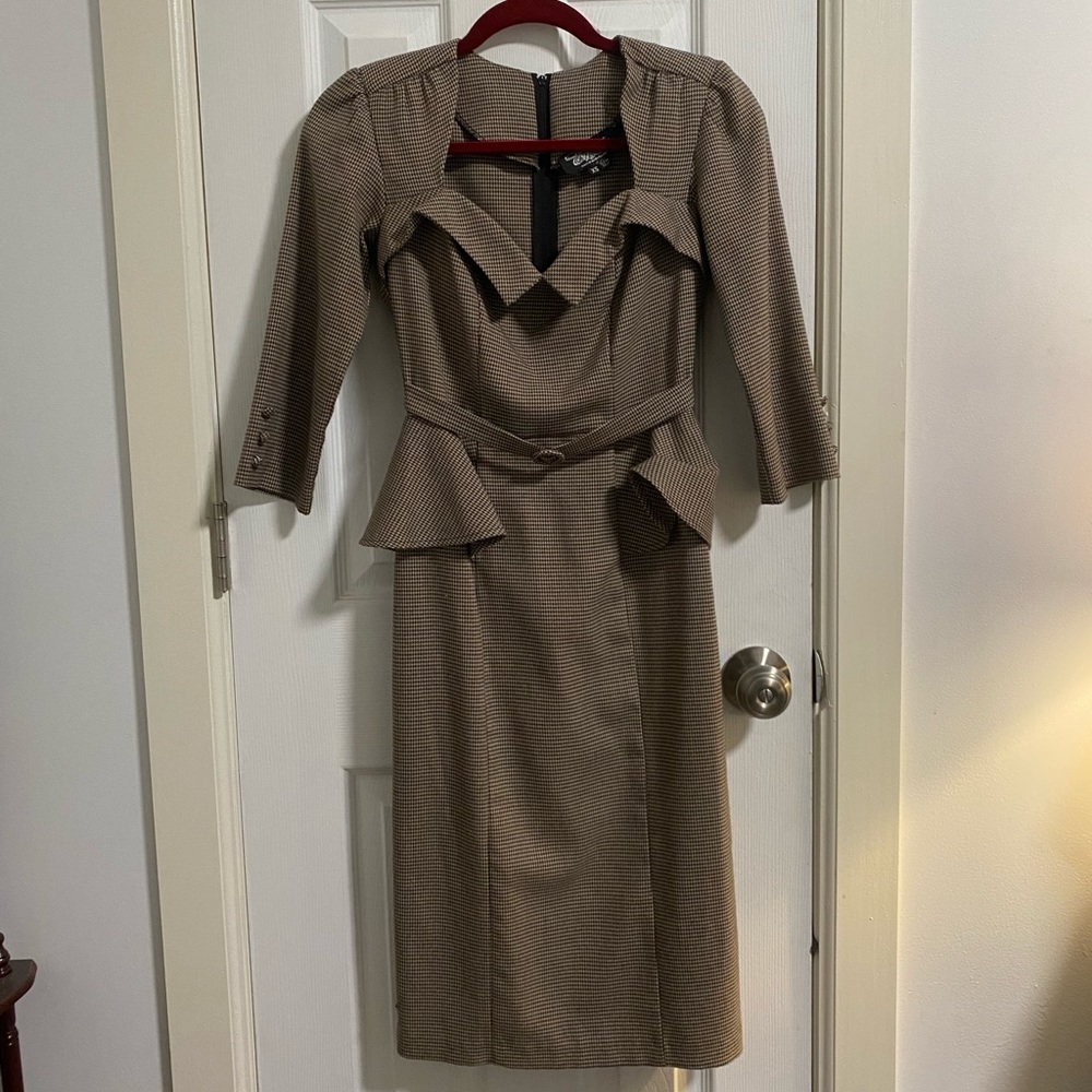 ENZ’S NYC Rockabilly Peplum Dress NWOT